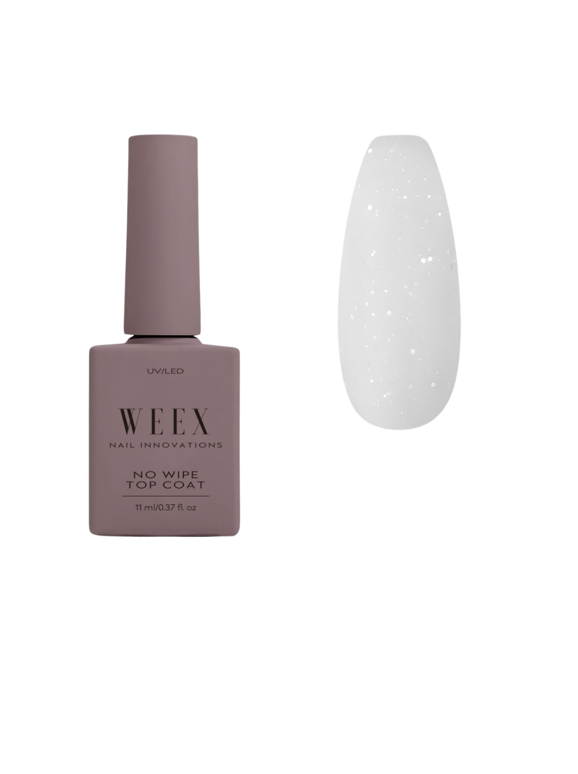 Weex Matte Velvet Witte Top Geen Plaklaag 11ml