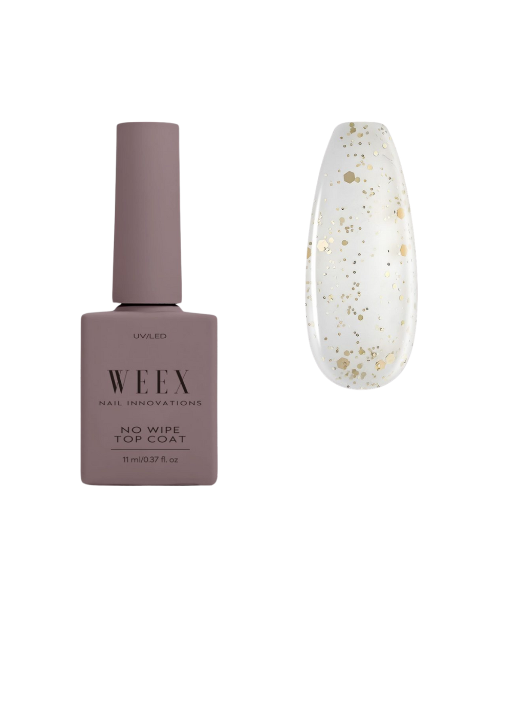Weex Matte Velvet Gold Top No Wipe 11ml