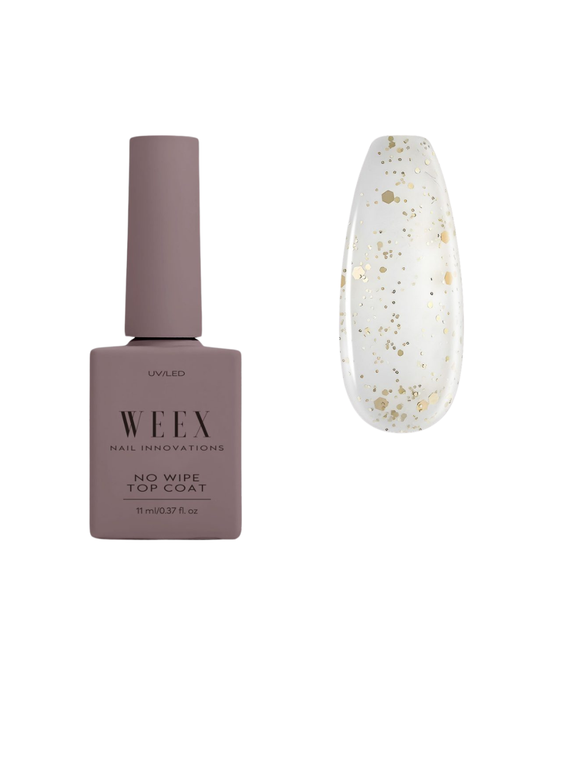 Weex Matte Velvet Gold Top No Wipe 11ml