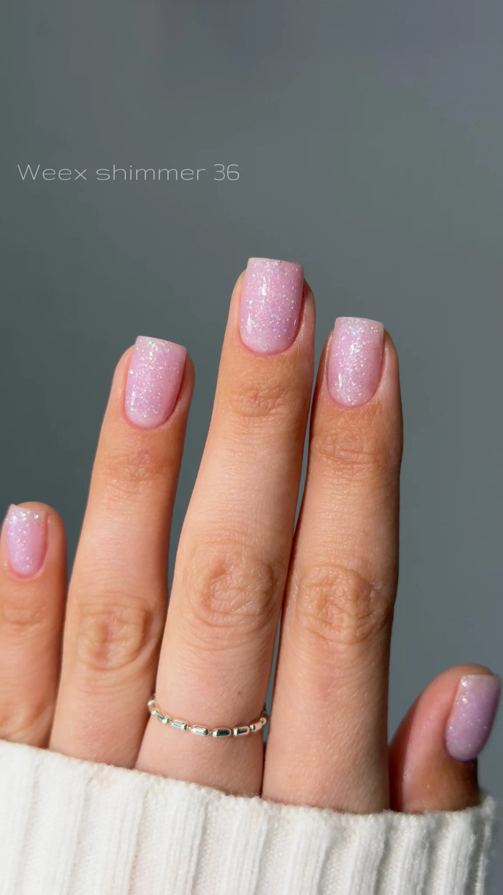 Weex Cover basecoat 11ml Shimmer 36
