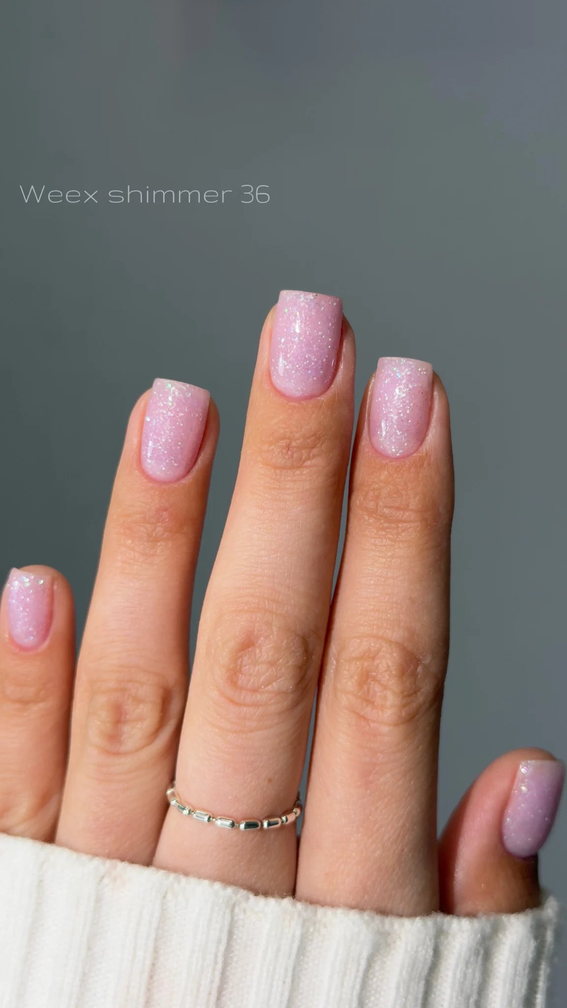 Weex Cover basecoat 11ml Shimmer 36