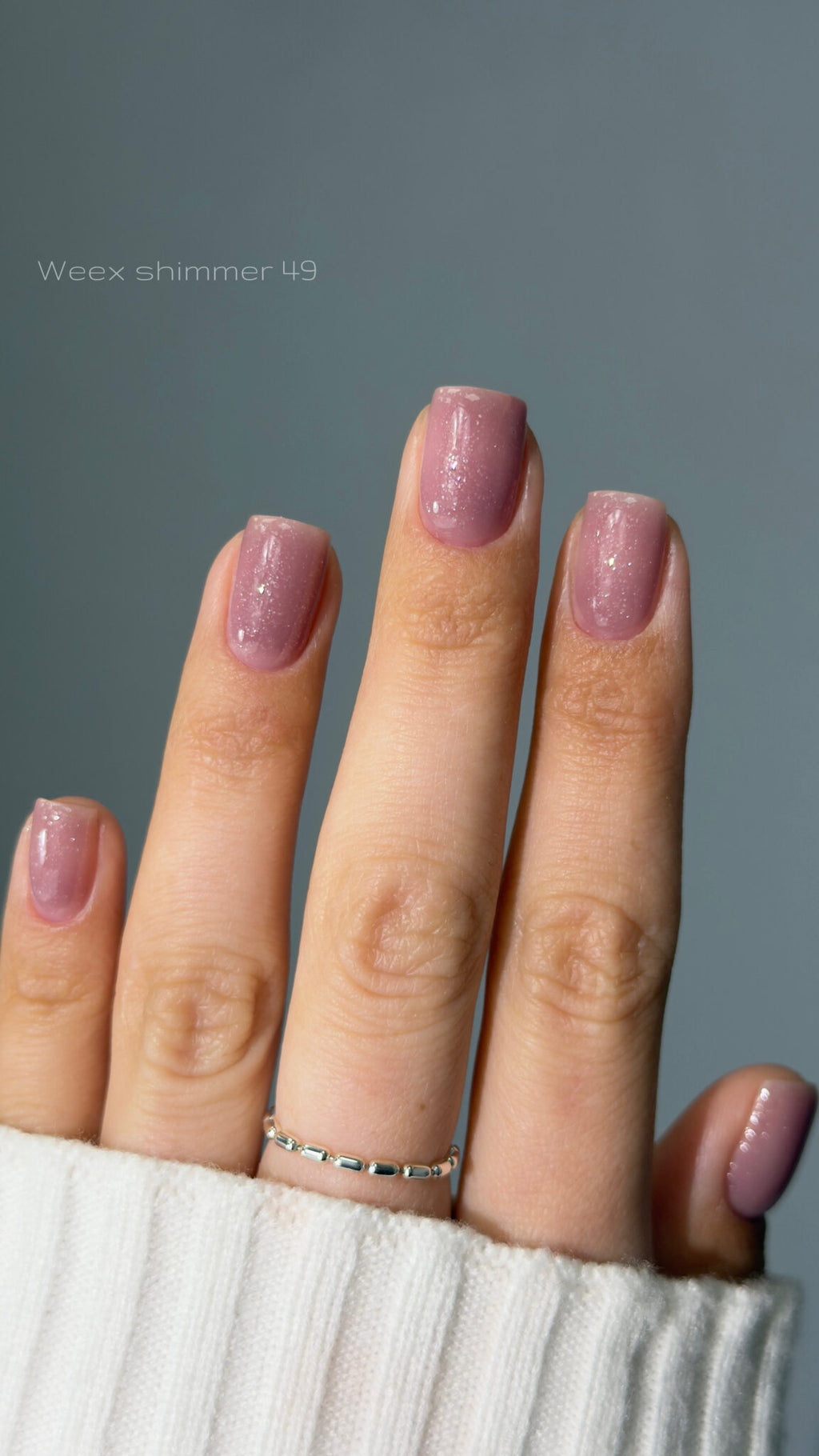 Weex Cover base coat 11ml Shimmer 49