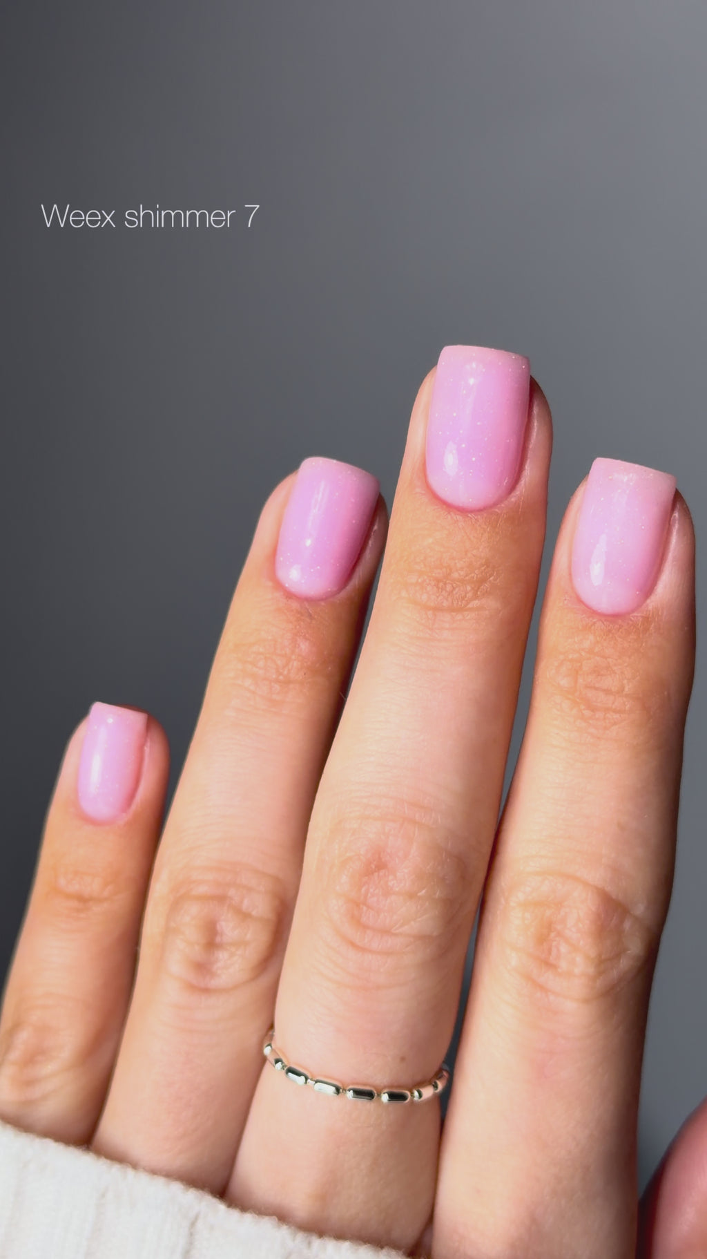 Weex Cover basecoat 11ml Shimmer 7