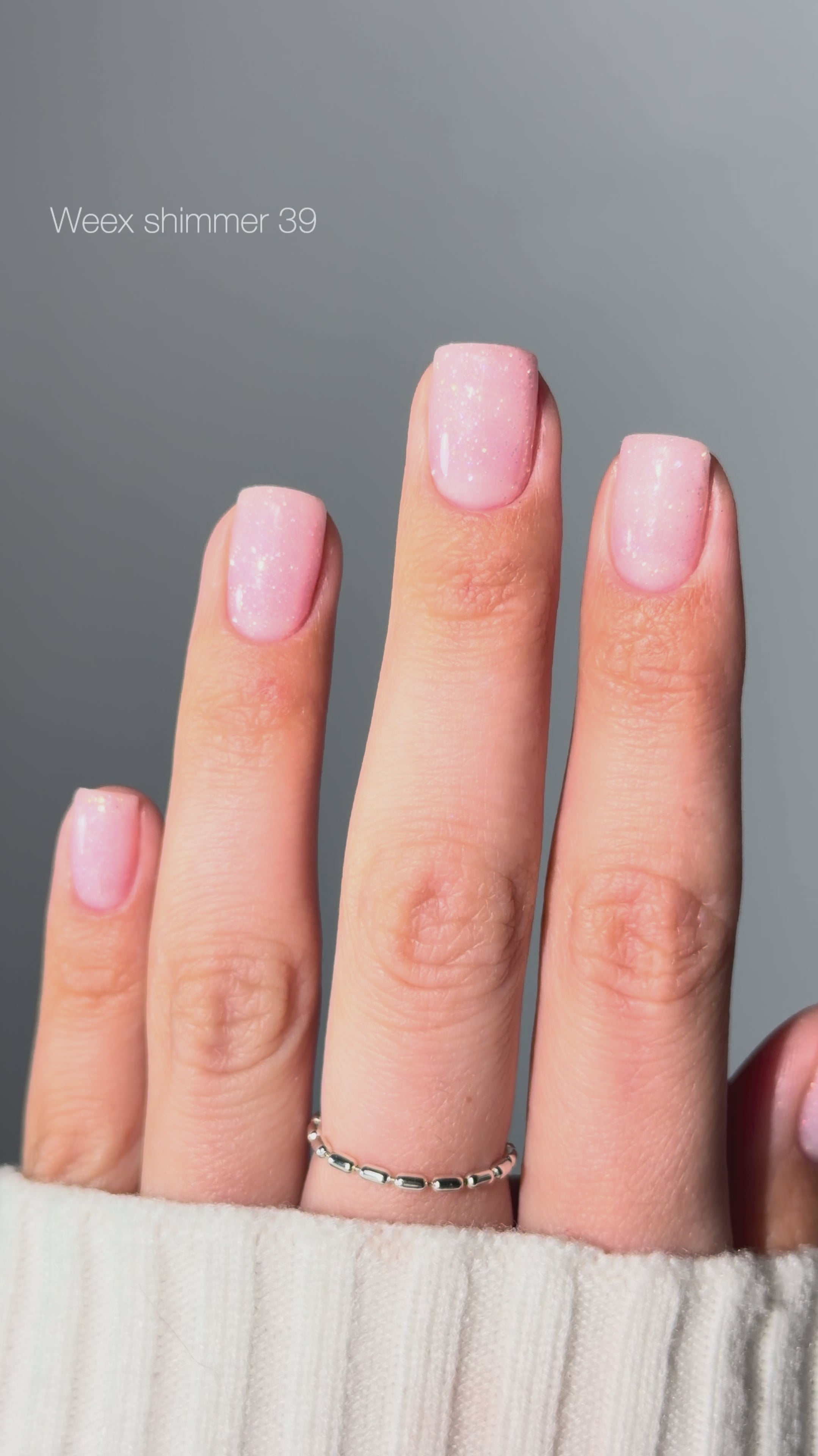 Weex Cover base coat 11ml Shimmer 39