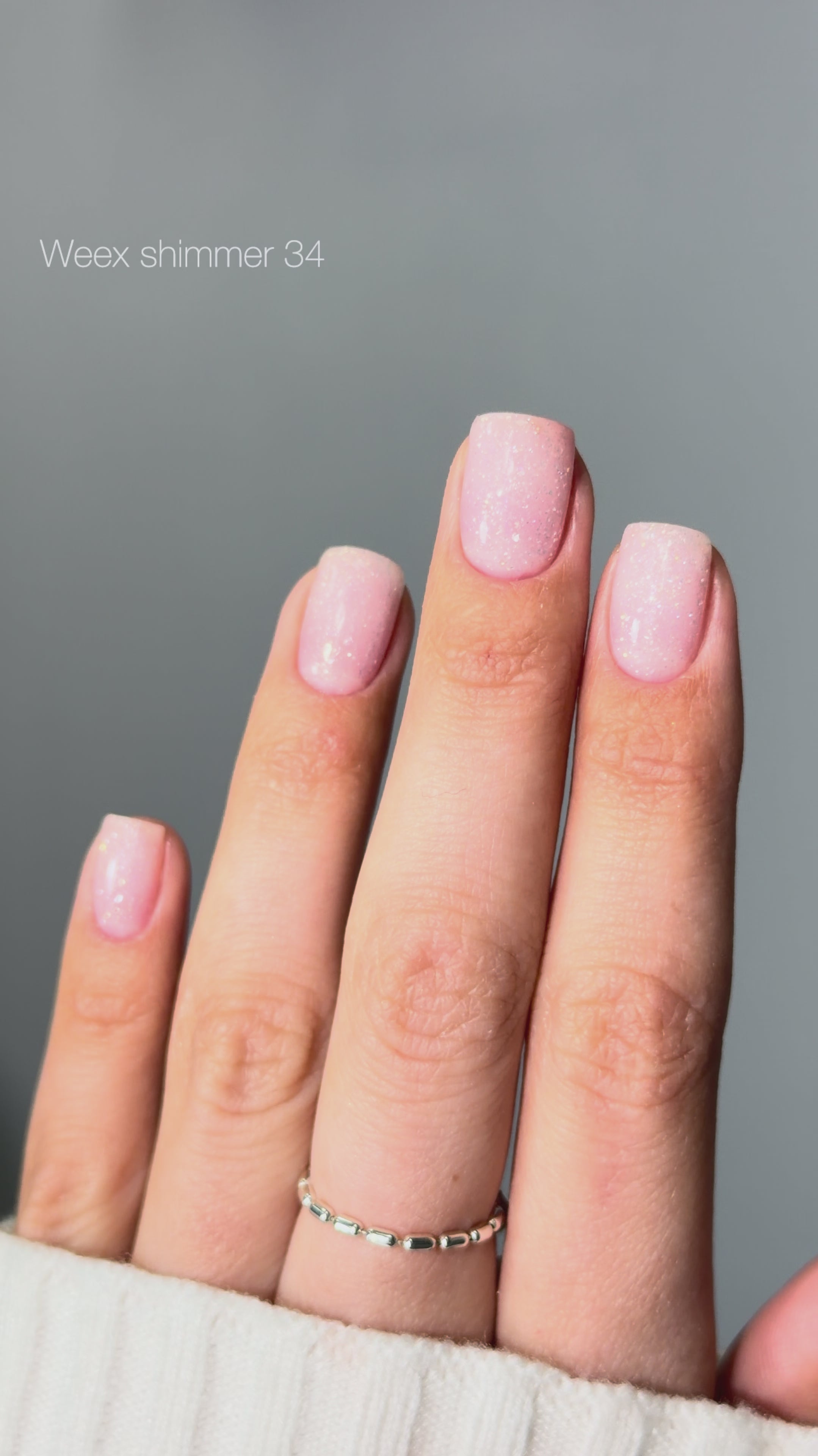 Weex Cover basecoat 11ml Shimmer 34