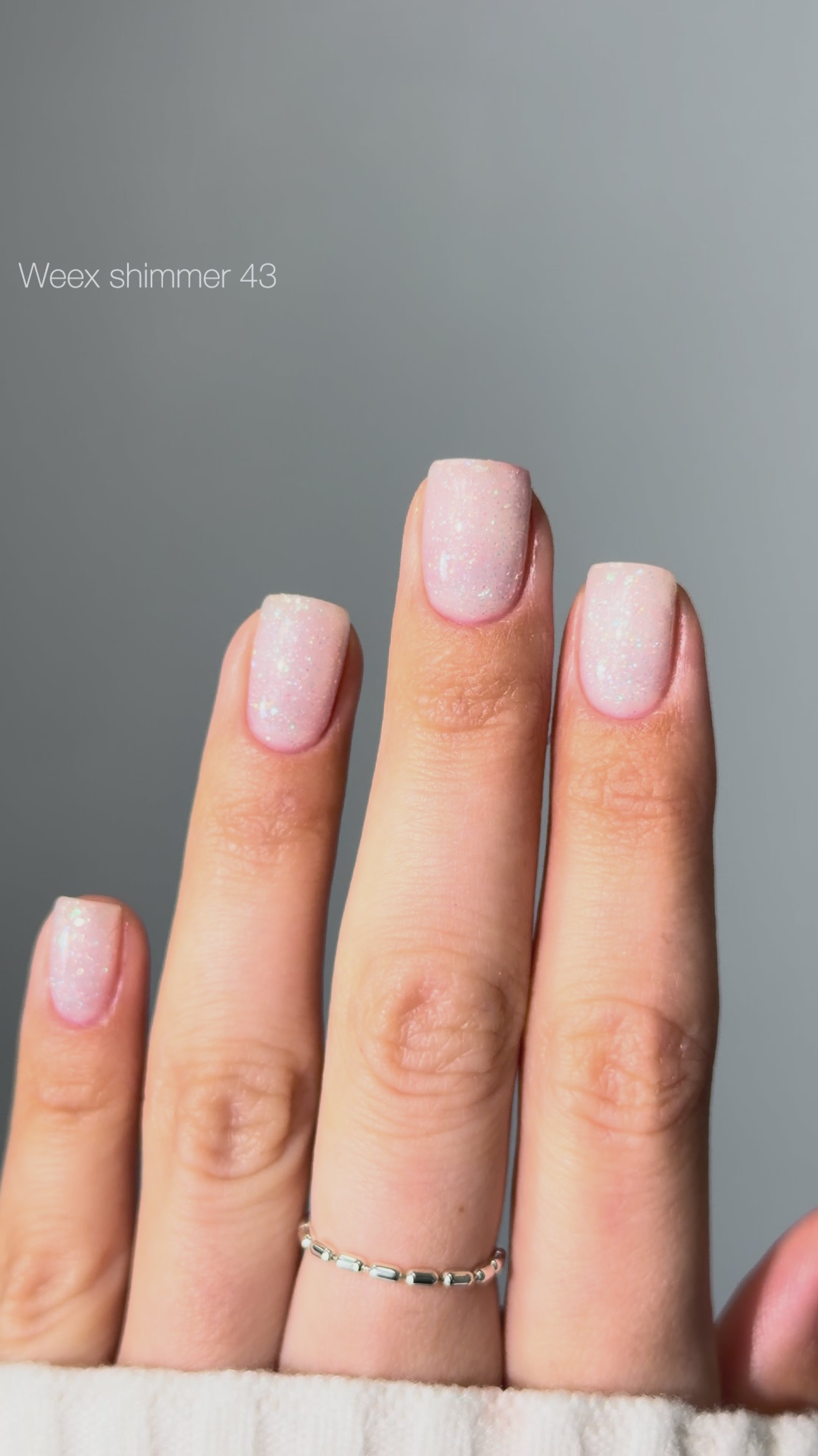 Weex Cover base coat 11ml Shimmer 43