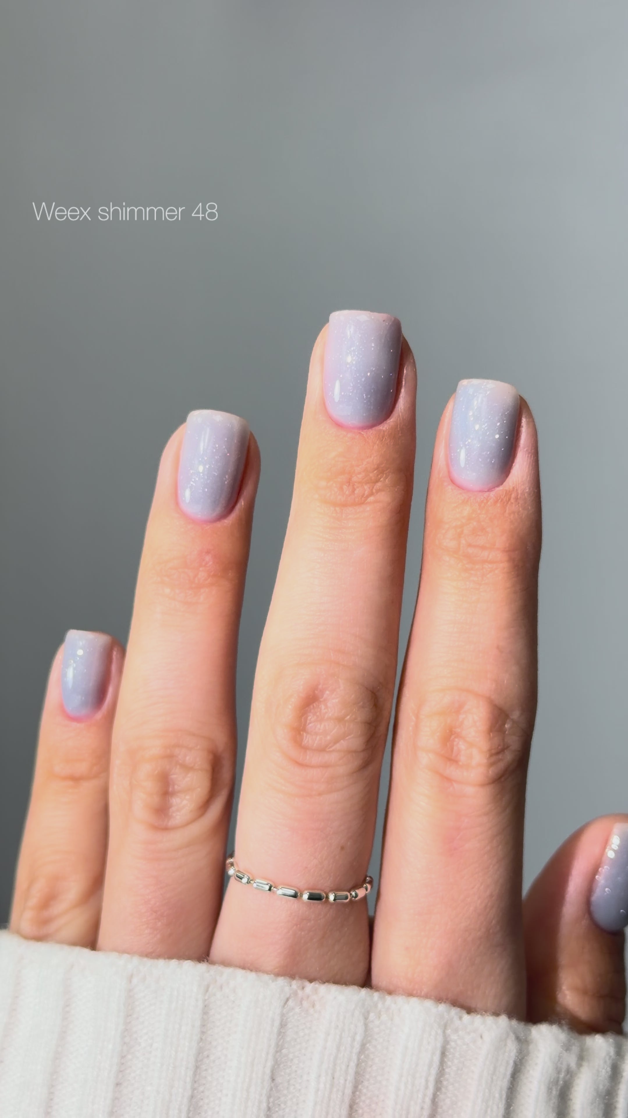 Weex Cover base coat 11ml Shimmer 48