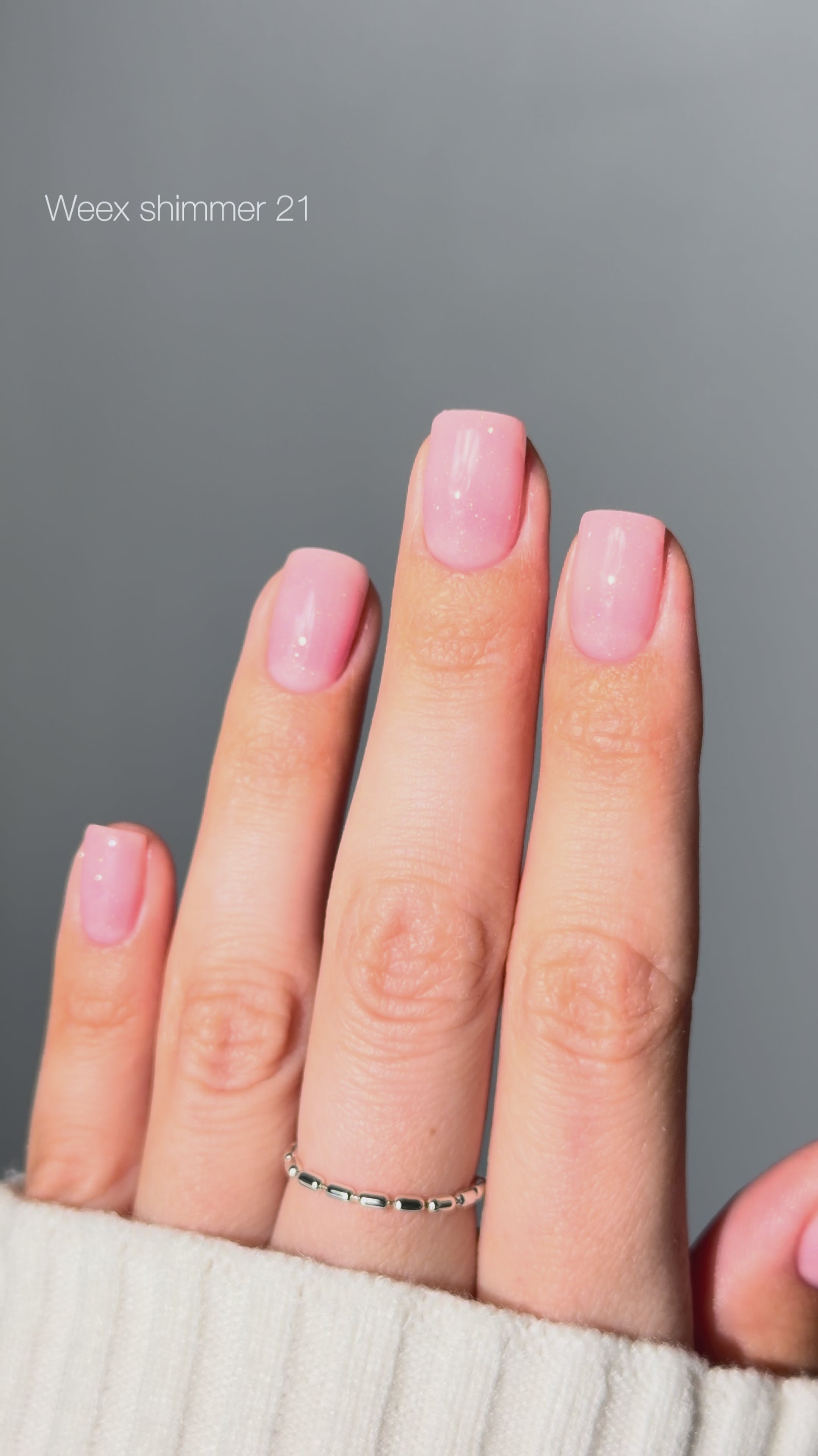 Weex Cover base coat 11ml Shimmer 21