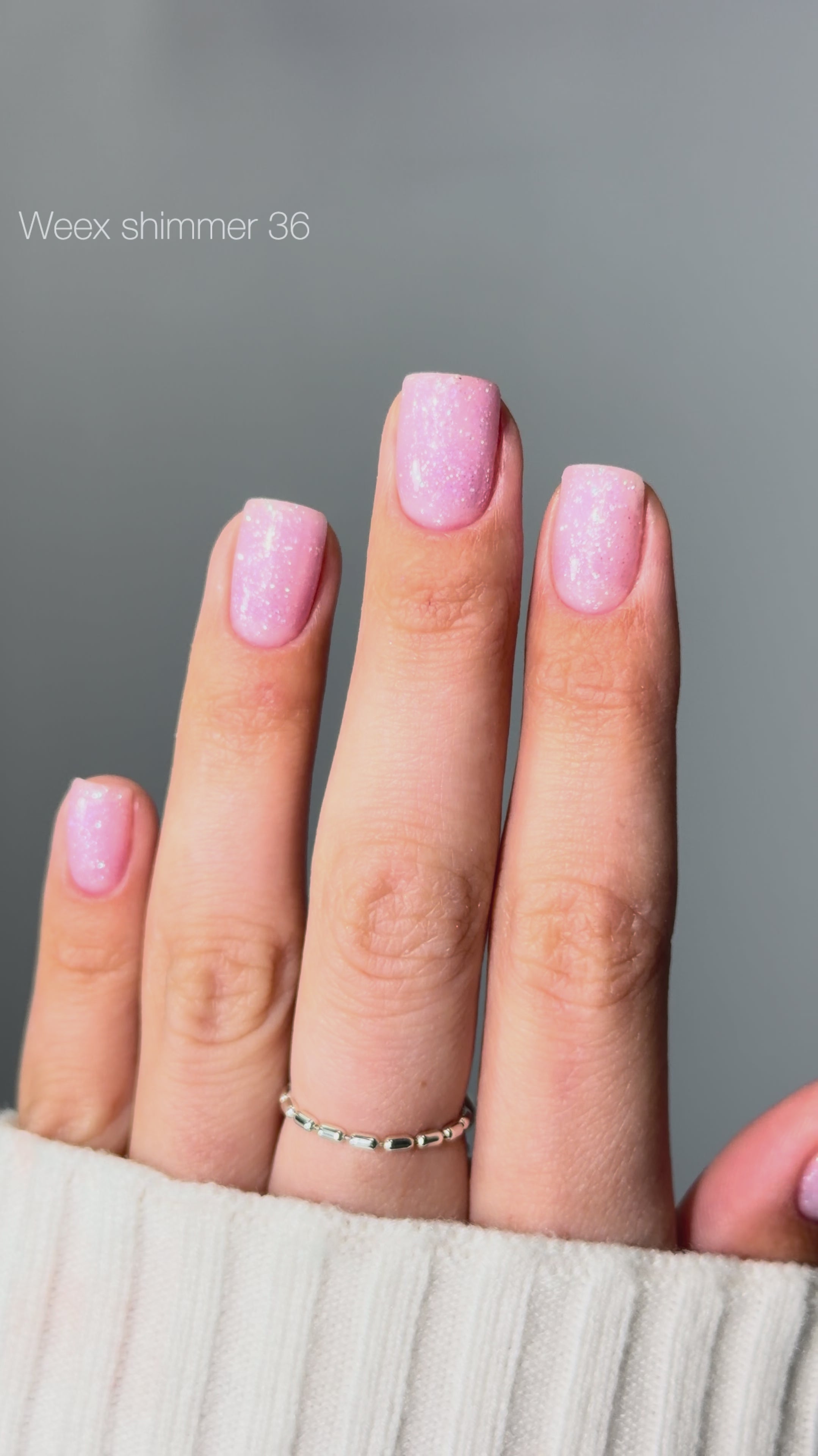 Weex Cover basecoat 11ml Shimmer 36